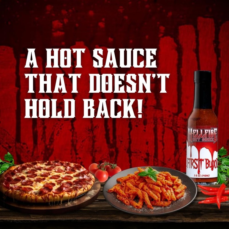 Hellfire Hot Sauce First Blood - Natural Gourmet Hot Sauce