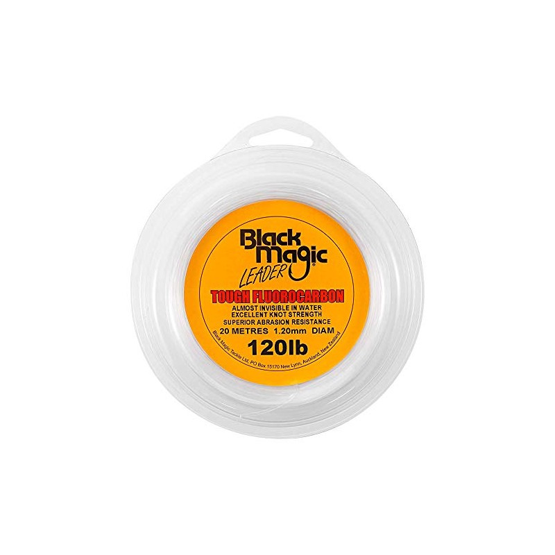 Black Magic Tough Fluorocarbon Leader 120lb 20m