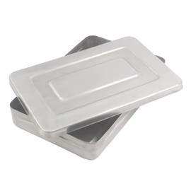 OdontoMed2011® 30x20x5 cm Instruments Box Stainless Steel Holloware Tray Box
