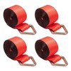 Mytee Products 4 Pack Winch Straps 4" x 30' Red