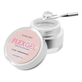 Kiara Sky Flex Gel – Clear Builder Gel for Nail Art & Extensions – 5g 💅✨🔮