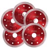 5Pcs Diamond Saw Blades, 4-1/2" Tile Grinder Cutting Blade for