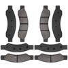 ZICOO Front and Rear Brake Pads for Can Am Maverick
