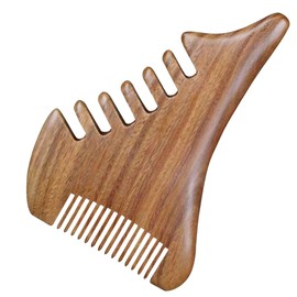 Vaguelly Scalp Massage Wooden Comb Detangler Comb for All Hair Types Portable No Static Design for Wet Dry Hair for Men Women Lightweight Easy to Carry