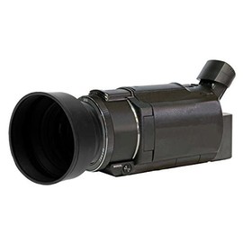 Lens Hood (Rubber Collapsible Design) Compatible with Sony FDR-AX100