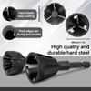 Thatyro 2 Pack Black Zinc Alloy Deburring External Chamfer Tool,