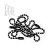 Ceiling Fan Pull Chain Extender, 12Feet 3mm Diameter Beaded Ball