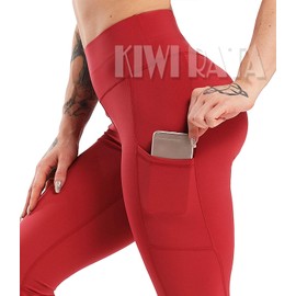 KIWI RATA Women Scrunch Butt Yoga Pants High Waist Sport Workout Leggings Trousers Tummy Control Tights