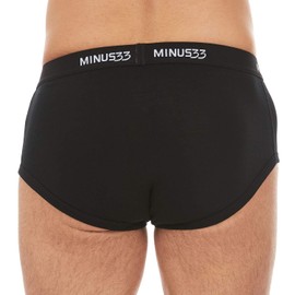Minus33 - Calzoncillos de Lana Merino para Hombre, Color Negro, Talla XXL