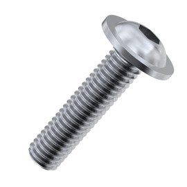 Accu - M6 x 20mm Socket Flanged Button Screws (ISO 7380-2) - Marine Stainless Steel (A4) (Pack of 20)