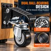 Retractable Workbench Caster Wheels for Heavy-Duty Tables – 4-Pack with