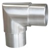 Plug-in Fitting with 90° Angle, for Pipe Diameter 33.7 x 2.0 Stainless Steel V2A Pipe Connector for Pipes Railing Railing Stairs Balcony Railing Patio Railing Balcony Patio