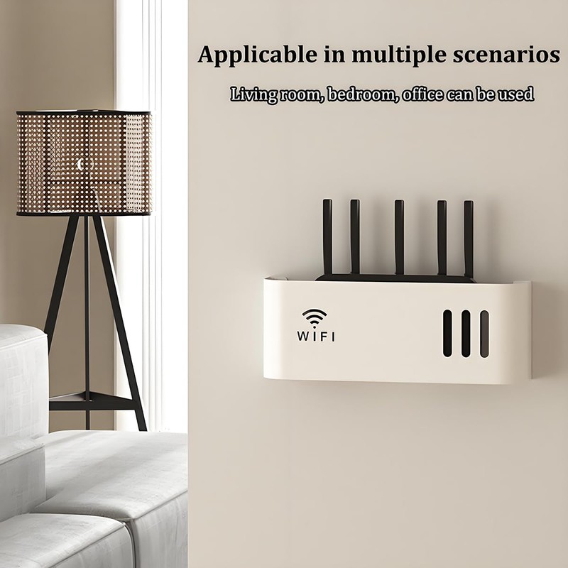 HFGHGDF Router Cabinet, Router Box, Cable Hide Wall Router Shelf