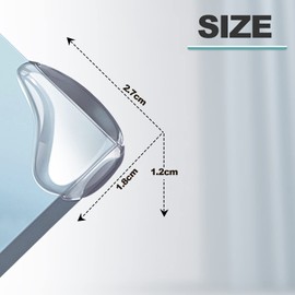 Corner Protector Baby (12 Pack) Clear Corner Protectors Sharp Corner Cover Bumper Stop Head Injuries Tables, Furniture & Sharp Corners Baby Proofing