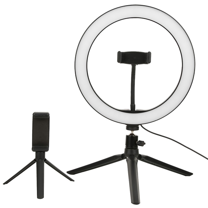 26cm/10in Ring Light LED Live Lamp Fill Light Dimmable USB