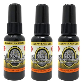 BluntPower (Egyptian Musk, 3 Pack) Concentrated Air Freshener - Premium Oil Based Air Freshener Spray For Home and Car - Long-Lasting Bathroom Spray, Car Freshener, & Odor Eliminator Spray