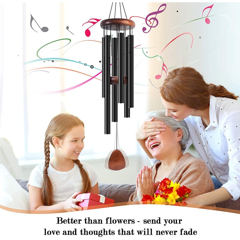 Wind Chimes,Memorial Wind Chimes,Deep Tone Soothing Melodic Memorial Wind Chimes,Sympathy