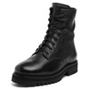 Thursday Boot Company Women's Lace up Leather Combat Boots, Black,