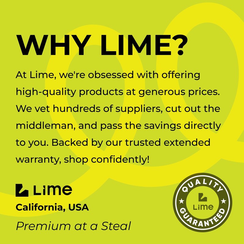 LIME 2 Way Garden Hose Splitter – Heavy Duty Metal