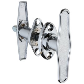 National Hardware N280-602 V7639 Blank T-Handles in Chrome, Shaft: 5/16" sq x 3"