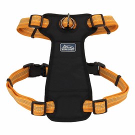 Coastal - K-9 Explorer - Brights Reflective Front-Connect Harness, Desert, 1" x 26"-38"