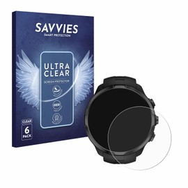Savvies Pack of 6 Screen Protectors for Suunto Spartan Sport/Ultra Screen Protector Ultra Transparent