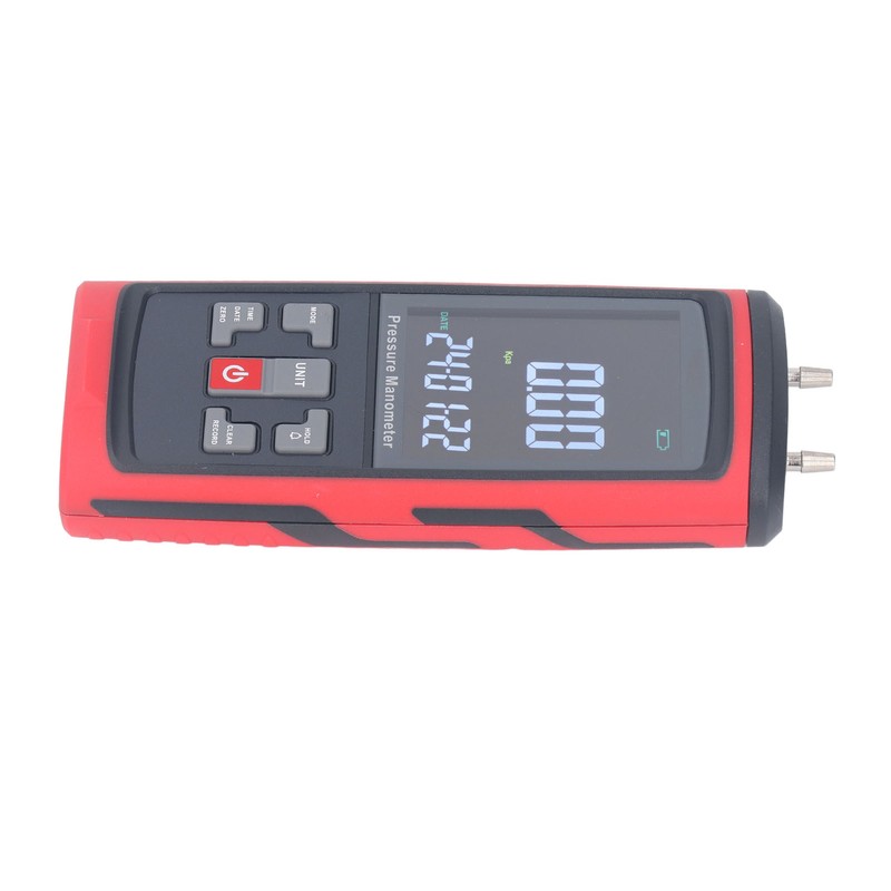 Digital Manometer Pressure Differential Pressure Gauge Air Pressure Tester with