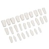 28Pcs Removable Teeth Piece Durable Plastic Removable Design False Teeth