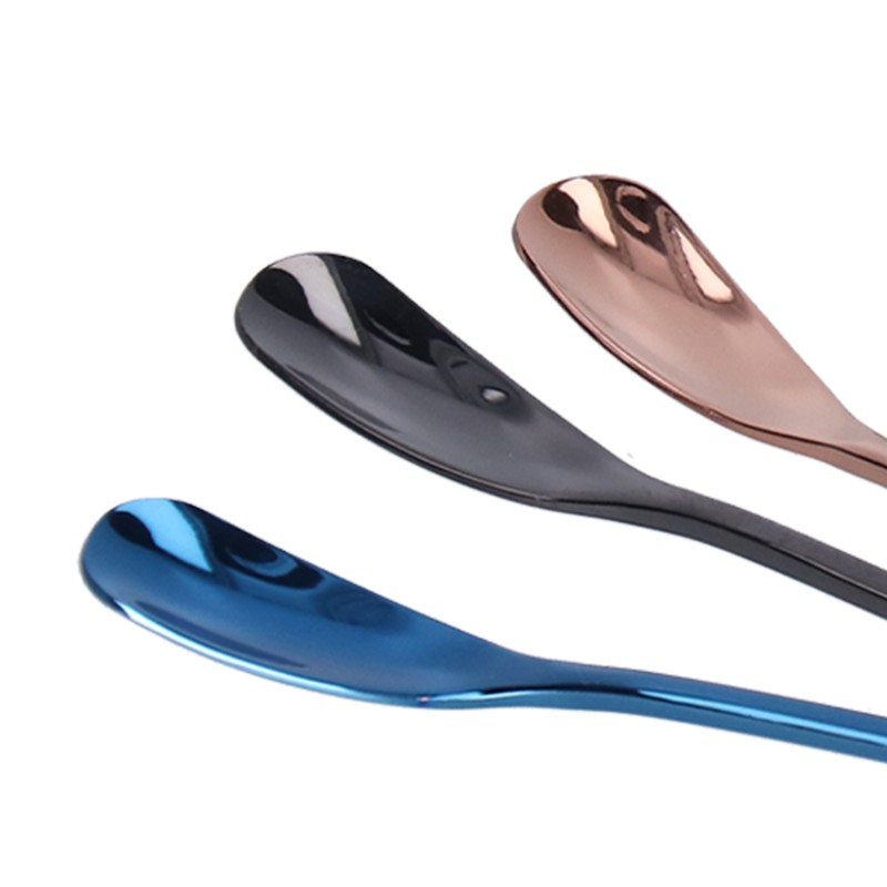 6PCS Coffee Spoon Stainless Steel Mixing Spoon Thickened Long Handle