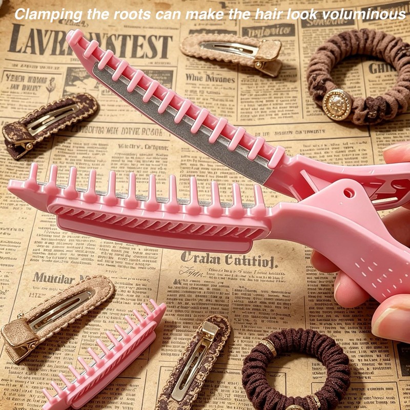 Root Boost Hair Clips for Voluminous Hair, Pink, 2 Pack