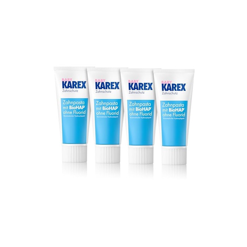 Baby Karex Toothpaste - 4 x 50 ml