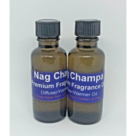 JP NAG CHAMPA PREMIUM FRAGRANCE OIL  2x 30ml Nagchampa Free Shipping