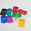 50 x Black Anodised Aluminium Blank Stamping Blanks for Engraving