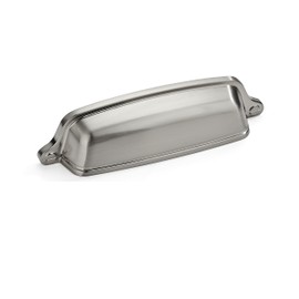 khtumeware 10 Pack 3-3/4 inch(96 mm) Drawer Pulls Brushed Satin Nickel Cabinet Cup Pulls Cabinet Hardware Kitchen Cabinet Handles Bin Cup Pulls for Kitchen cabinets.