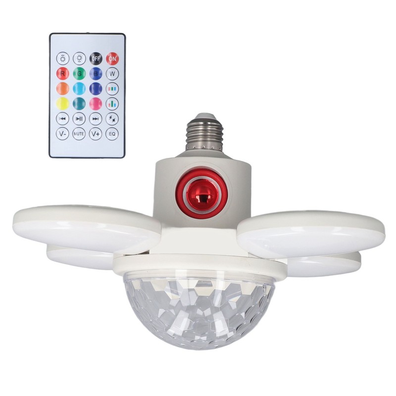 LED Bluetooth Light 48W 85‑265V E27 Ceiling Lamp RGBW Remote