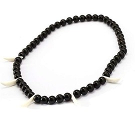 retsamradassaT retsamradassaT Anime Elegant Bead of Subjugation Cosplay Necklace, Black