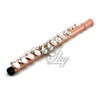 Sky(Paititi) Velvet Pink Silver Keys Closed Hole C Flute with