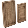 Tim Holtz Vignette Tray, Wood, Brown, 30.5 x 15.3 x