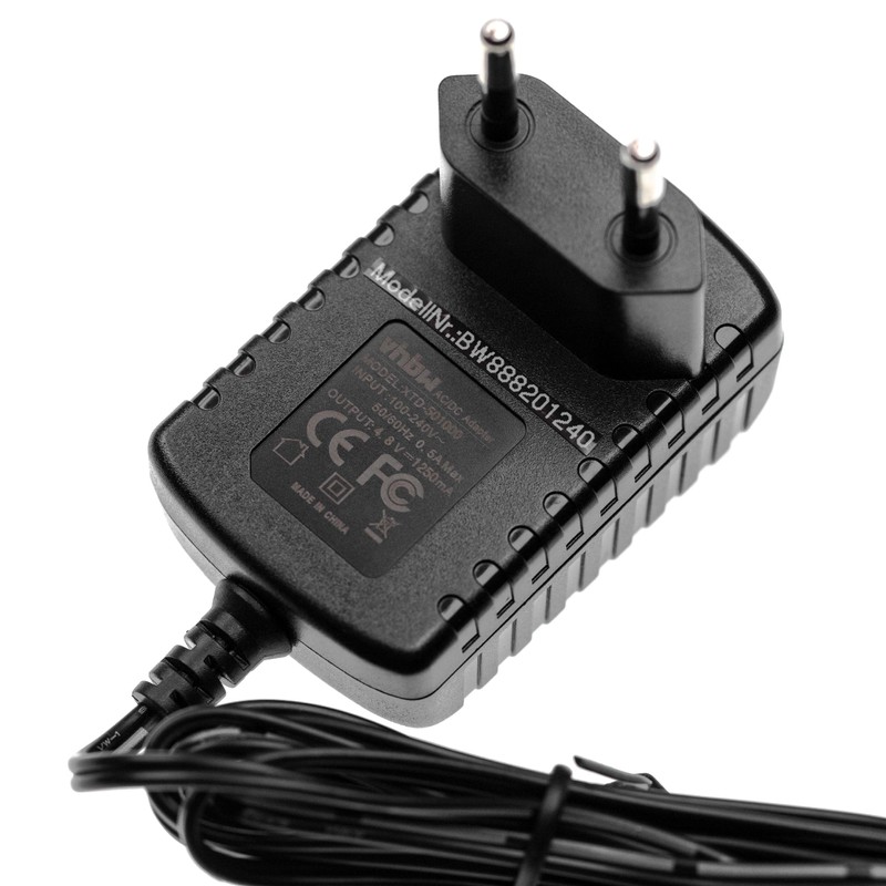 vhbw AC Power Supply Compatible with Panasonic ES-LV9C, ES-LV9CX, ES-LV9N,