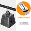 Sinlon Chain Link fence Ties 100pcs Multi-Purpose Self-Locking Metal Zip