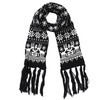 Felice Ann Unisex Christmas Reindeer Snowflake Scarf Fall Winter Warm