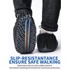 X-Large 50 Pack Shoe Covers Disposable Non-Slip, Black Non-Woven Fabric