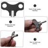 SHINEOFI 4pcs Clock Iron Keys for Clock Repair Durable Winding