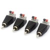 Speaker Phono RCA Male Plug to AV 2 Screw Terminal