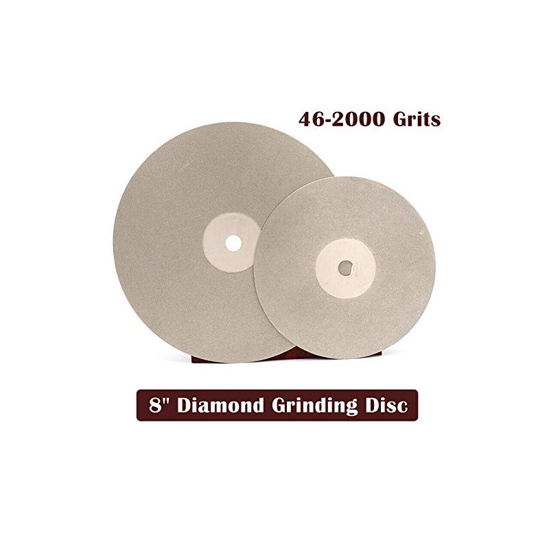 SUPERTOOL Diamond Wheel, 120mm 8-inch Diamond Coated Flat Lap Disk