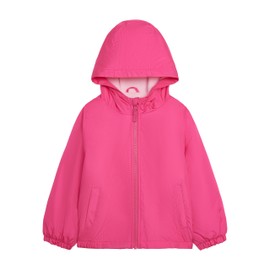 Carter's Girls' Fleece-Lined Midweight Hooded Jacket Baby Toddler and Kids, Fuchsia