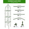 Garden Obelisk Trellis for Climbing Plants, 6FT Rustproof PE Coated