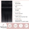 SEGOHAIR Clip-In Real Hair Extensions, 1 Piece, 5 Clip-In Extensions,
