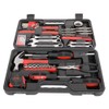 SOONEEDEAR 148pcs Iron Household Tool Set Red,General Home/Auto Repair Tool