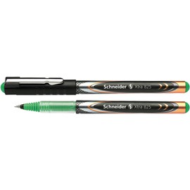 Schneider Xtra 825 Pack of 10 Rollers with Liquid-Ink-technologie and Conical Tip Ink Green